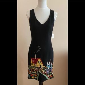 NWT MOSCHINO couture silhouette DRESS Sz 42 ITALY